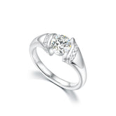 S925 Silver Celestial Embrace Tension-Style Ring