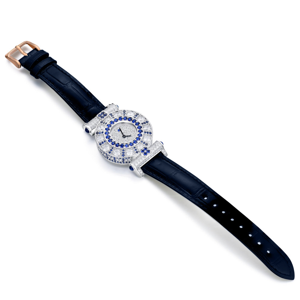 DOWES S925 Silver Luxury High-end Jewelry Watch