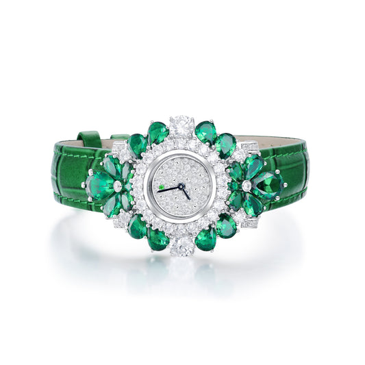 DOWES S925 Silver Luxury High-end Jewelry Watch