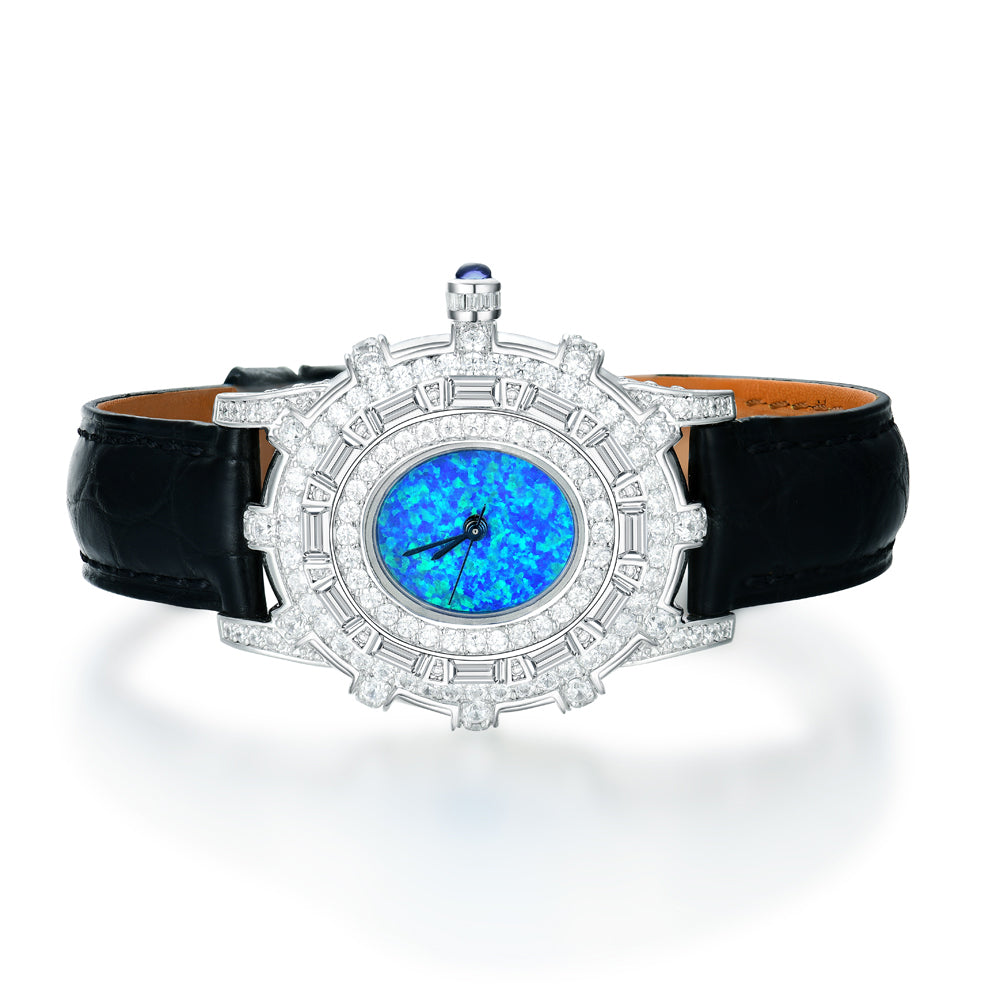 DOWES S925 Silver Luxury High-end Jewelry Watch