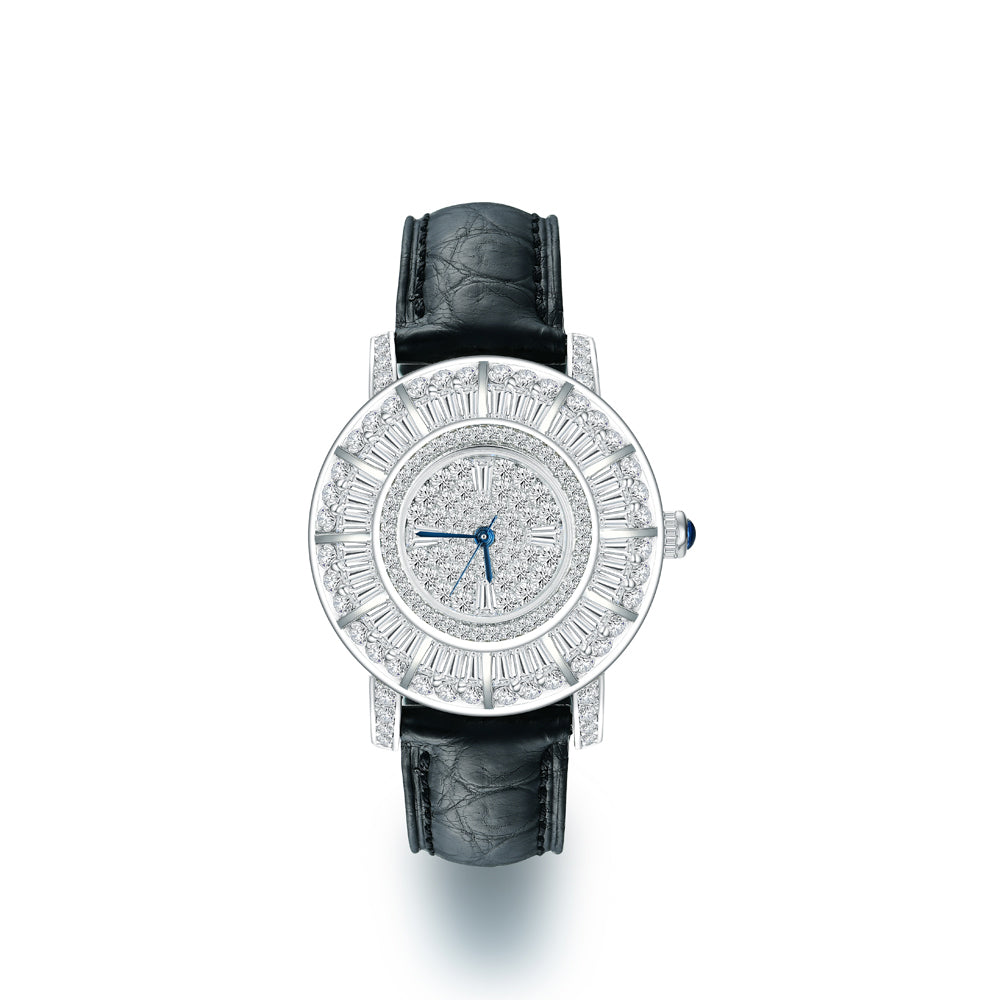 DOWES S925 Silver Luxury High-end Jewelry Watch