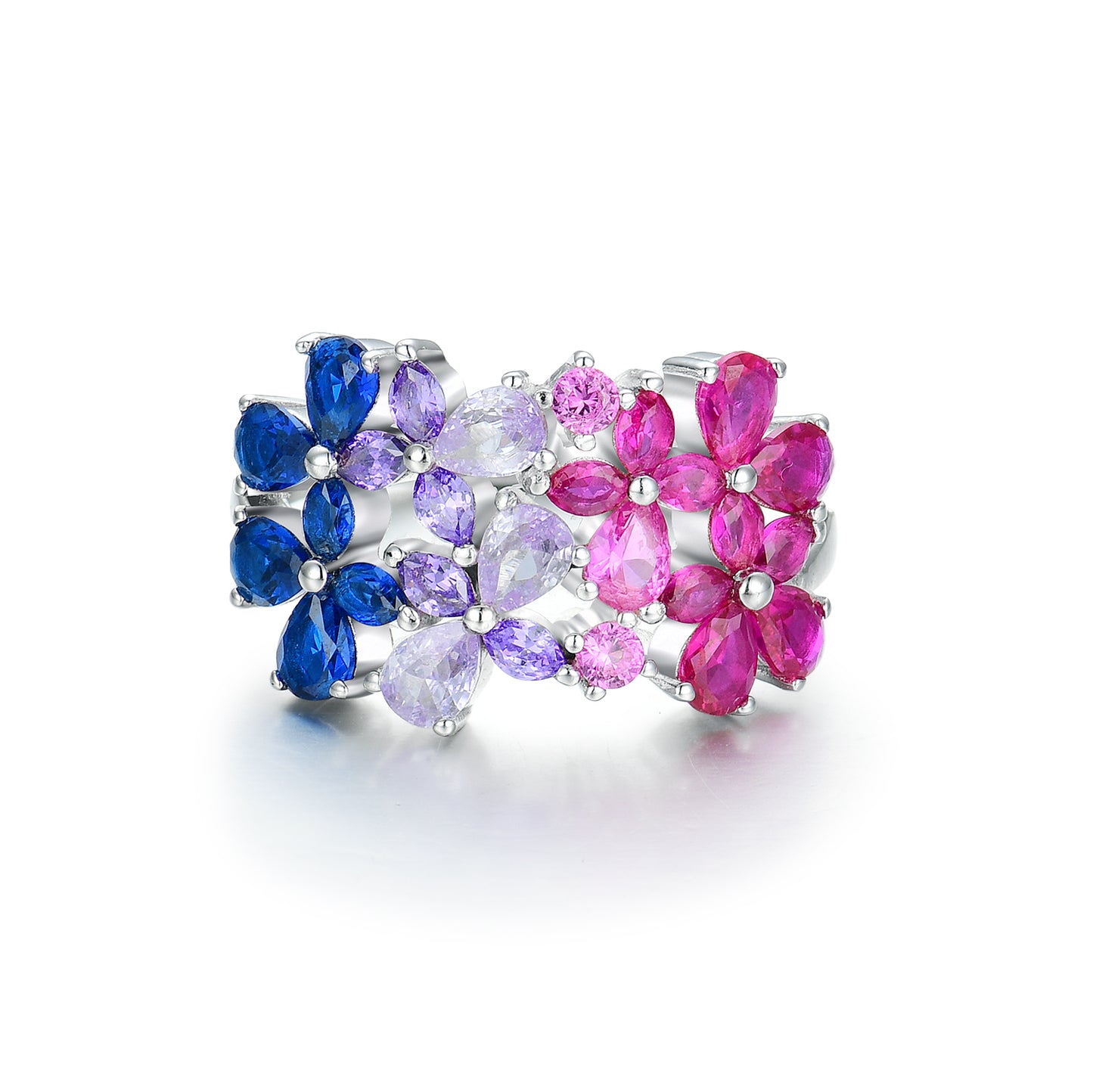 S925 Silver Rainbow Ring