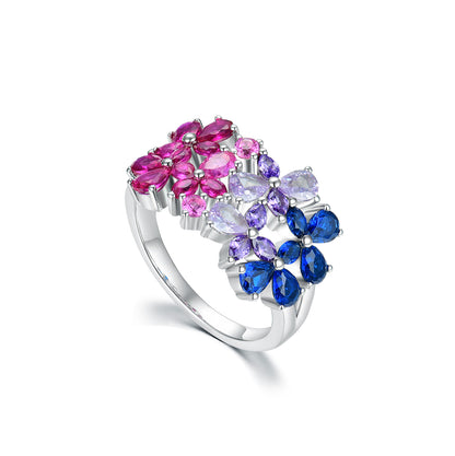 S925 Silver Rainbow Ring
