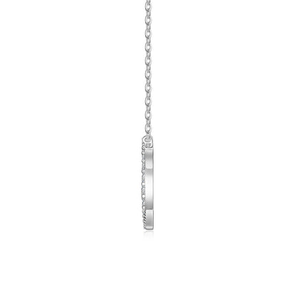 "To the Moon and Back" Moissanite Pendant | S925 Silver Moon Necklace for Her