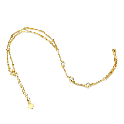 S925 Sterling Silver Moissanite Hand Chain - Hawaiian Sun-Kissed Slave Bracelet