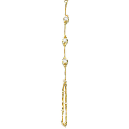 S925 Sterling Silver Moissanite Hand Chain - Hawaiian Sun-Kissed Slave Bracelet