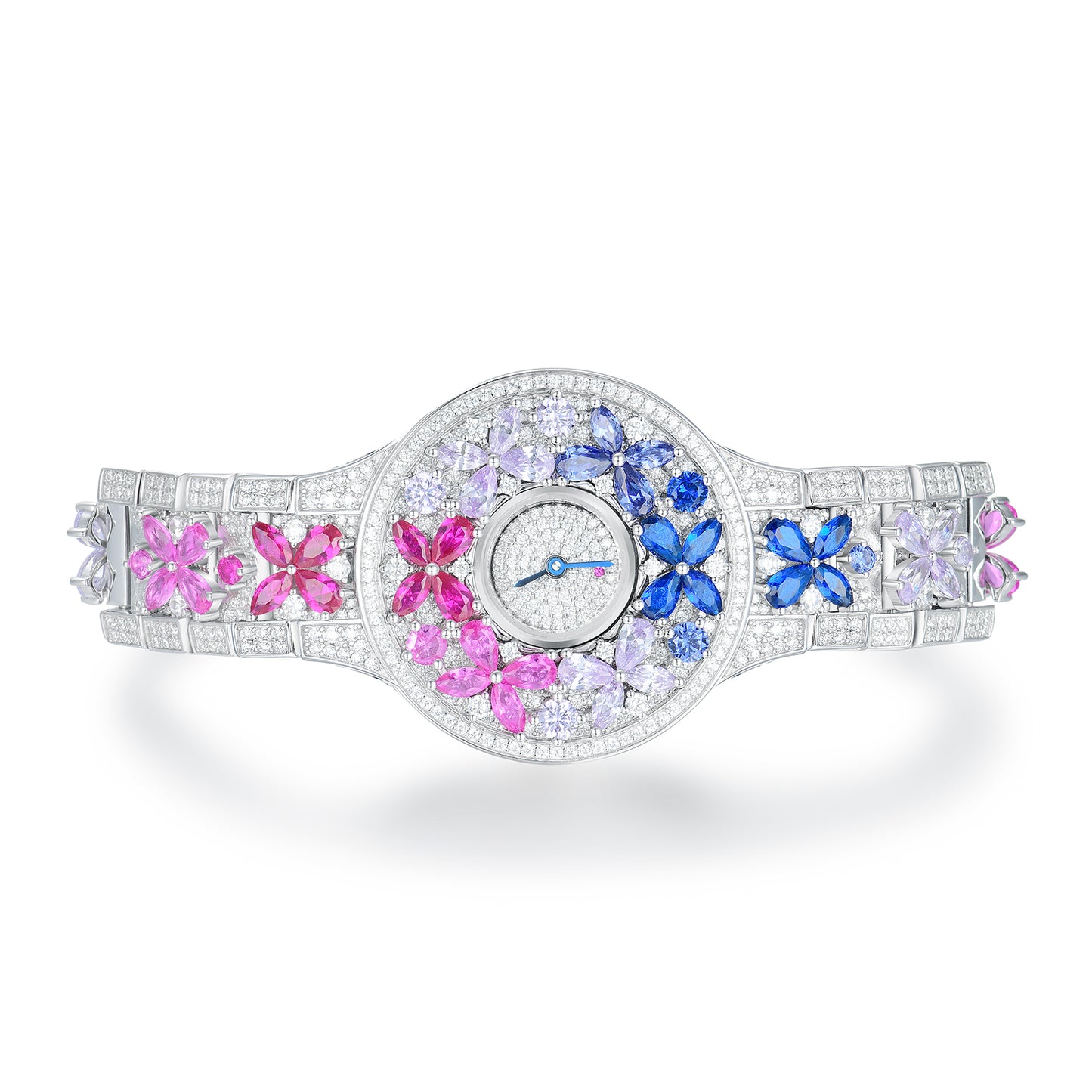 Dazzling Butterfly Statement Watch - S925 Silver High-End Timepiece for Women