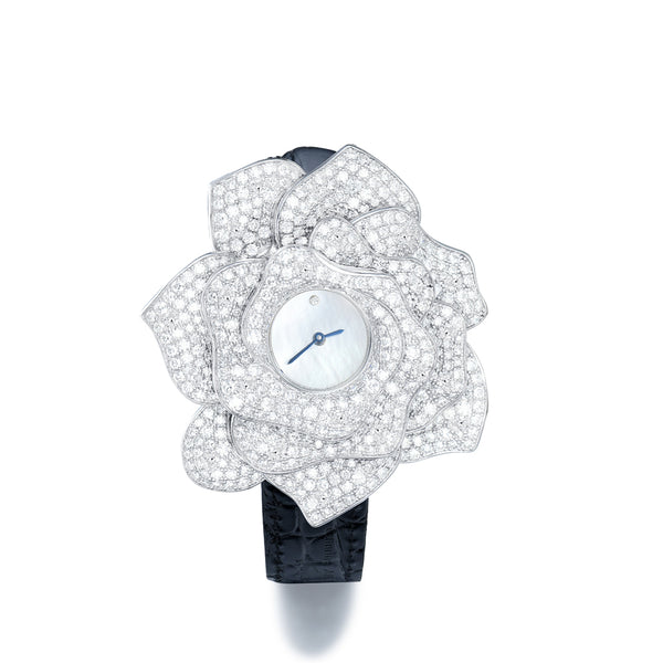 [Rose Wonderland]S925 Silver Inlaid Zircon Watch
