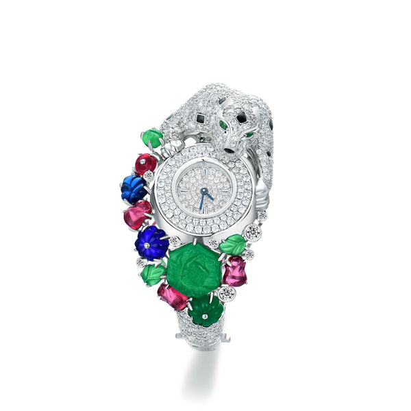 [Cheetah Fairy]S925 Silver Inlaid Zircon Watch
