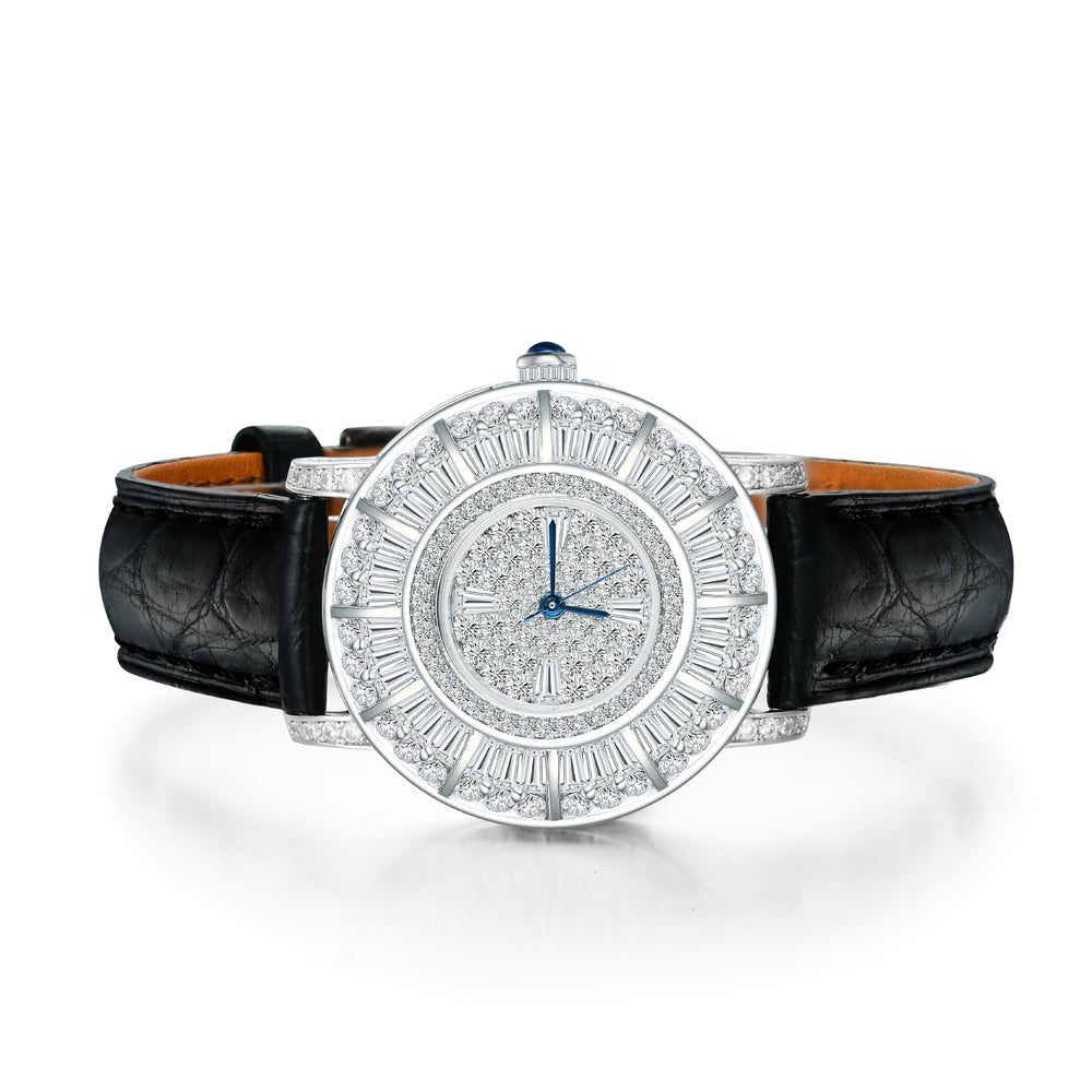 DOWES S925 Silver Luxury High-end Jewelry Watch